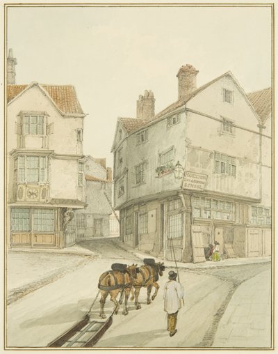 The Corner of Castle Green by Thomas Leeson the Elder Rowbotham