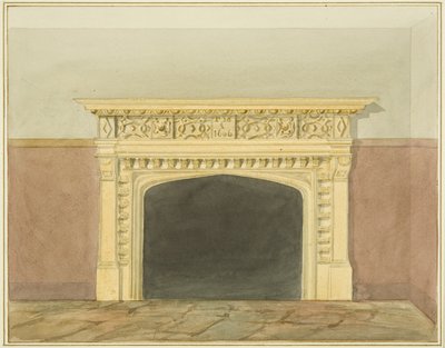 The Rising Sun, Castle Ditch, chimneypiece by Thomas Leeson the Elder Rowbotham