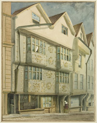 The North Side of Baldwin Street by Thomas Leeson the Elder Rowbotham