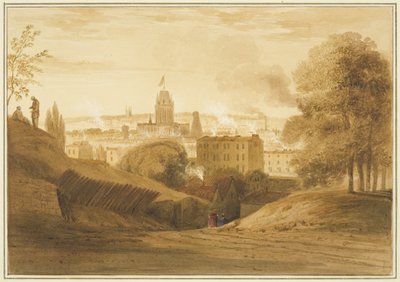 View from Bath Road, Near the Wells, Totterdown by Thomas Leeson the Elder Rowbotham