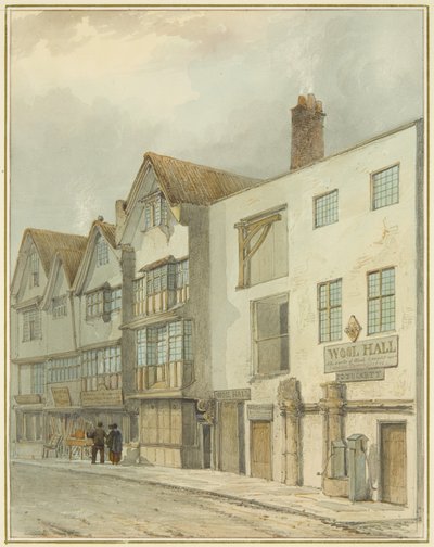Wool Hall in Thomas Street by Thomas Leeson the Elder Rowbotham