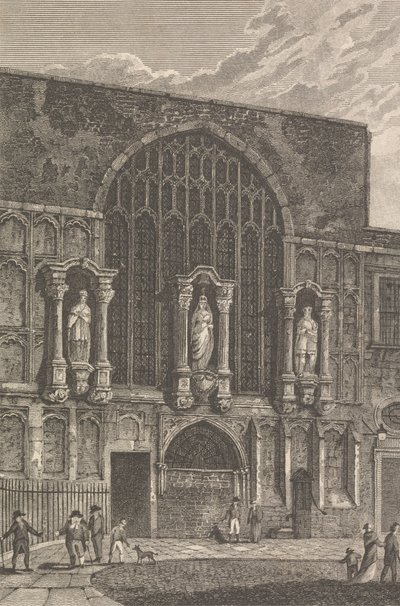 View of the Chapel of St. Magdelen, Guildhall by Thomas Lord Busby