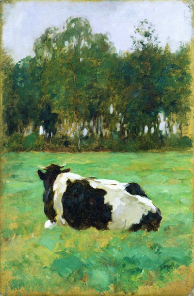 A Cow in the Meadow by Thomas Ludwig Herbst