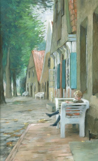 Street in Altenbruch by Thomas Ludwig Herbst