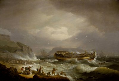 The Shipwreck of an East India Company Trading Ship 