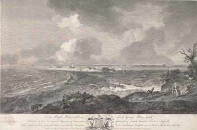 South East View of Land-Guard Fort, in Suffolk by Thomas Major