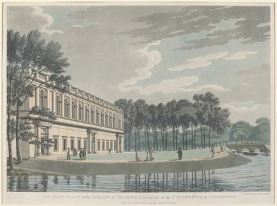 The East Front of the Library of Trinity College by Thomas Malton