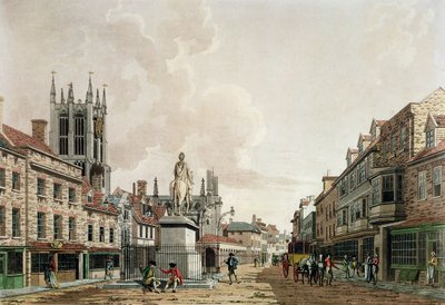 The Market Place, Hull, Looking North by Thomas Malton Jnr.