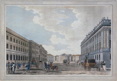 View of a Millionnaya Street and the Marble Palace Through the Field of Mars by Thomas Malton the Elder