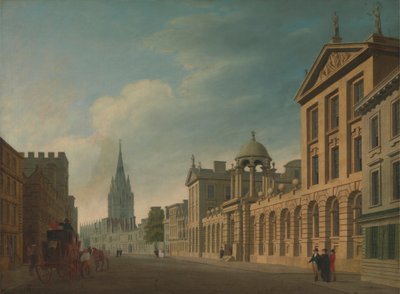 High Street, Oxford by Thomas Malton the Younger