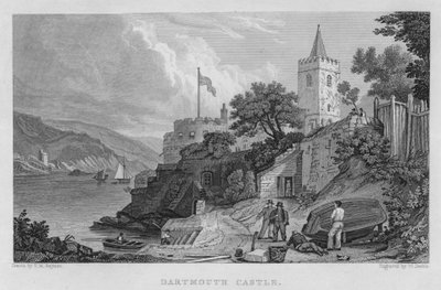 Dartmouth Castle by Thomas Mann (after) Baynes