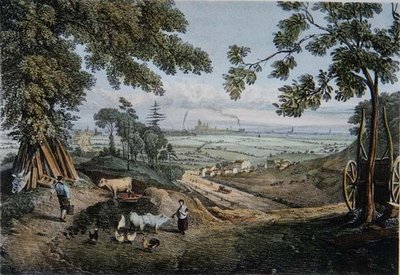 View from the Slopes of Highgate Archway by Thomas Mann Baynes