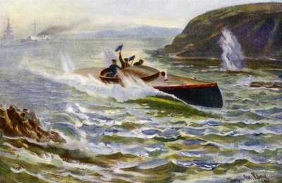 The Motor Scout by Thomas Marie Madawaska Hemy