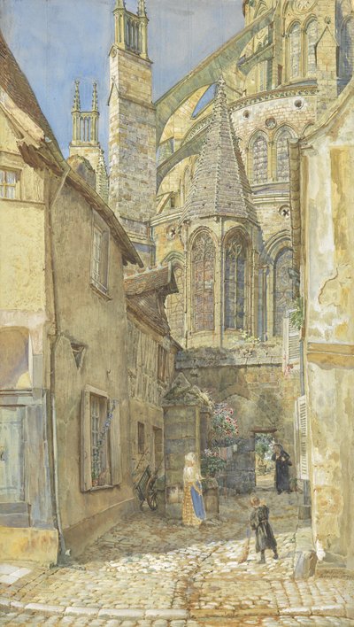 The Lady Chapel and Apse of Bourges Cathedral by Thomas Matthews Rooke