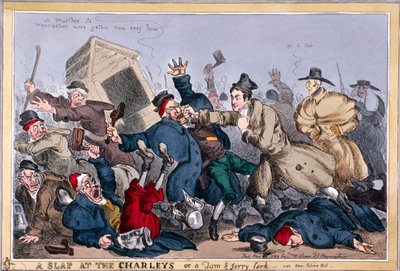 A slap at the Charleys or a Tom & Jerry lark, vide New Poliece Bill by Thomas McLean