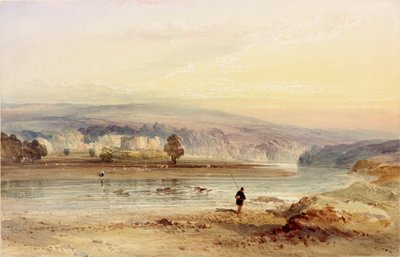 Bellister Castle, Northumberland by Thomas Miles II Richardson