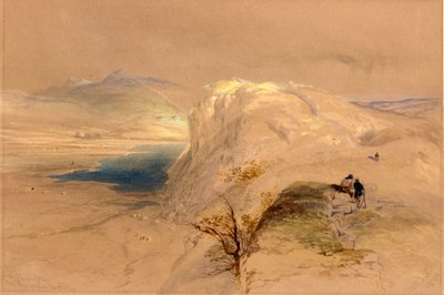Craig Lough and Roman Wall by Thomas Miles Richardson