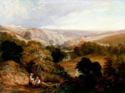Evening View on Heaton Dene, Lancashire, from an Eminence near Mable