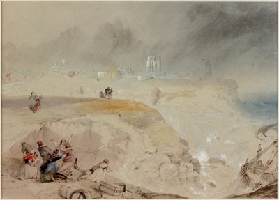 Wreck of the Betsy Cains on the Rocks at Battery Point, Tynemouth by Thomas Miles Richardson