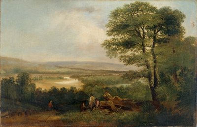 Landscape: View in Northumberland by Thomas Miles Richardson I