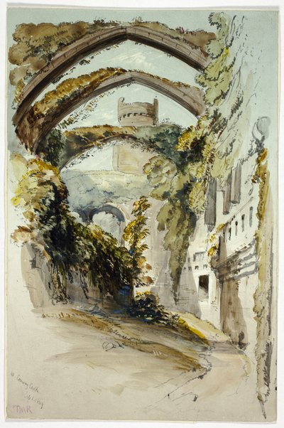 Conway Castle by Thomas Miles Richardson the younger