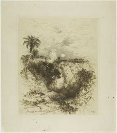 A Tower of Cortez by Thomas Moran