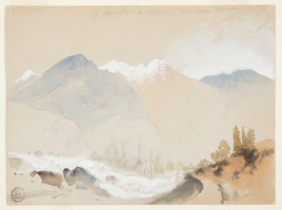 Alpine Pass at Cascade, Twin Lakes, Colorado by Thomas Moran