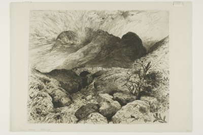 Bridge in the Pass of Glencoe, Scotland by Thomas Moran