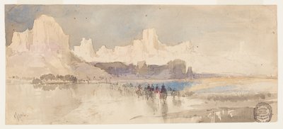 Canyon of the Rio Virgin, South Utah by Thomas Moran