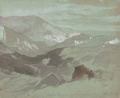 Cliffs of Ecclesbourne near Hastings, 1862 by Thomas Moran