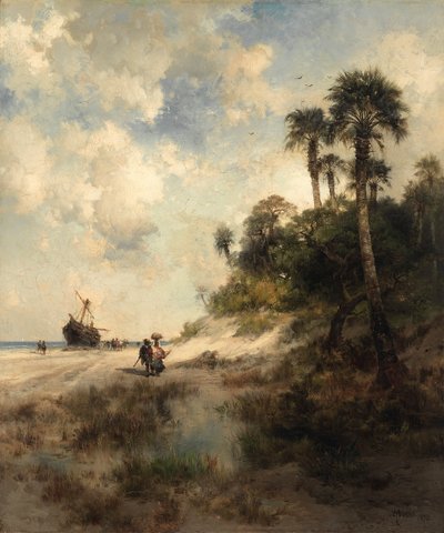 Fort George Island, Florida by Thomas Moran