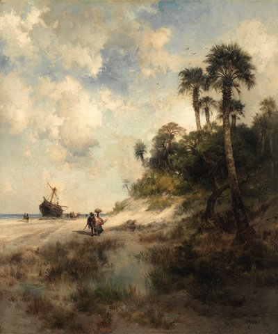 Fort George Island, Florida by Thomas Moran