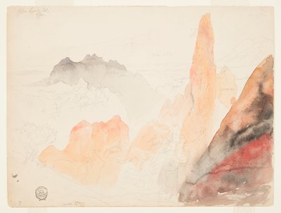 Glen Eyrie, Colorado by Thomas Moran