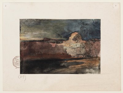 Grand Canyon in Stormy Weather, Arizona by Thomas Moran