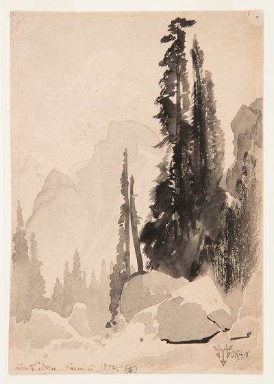 Half Dome, Yosemite by Thomas Moran