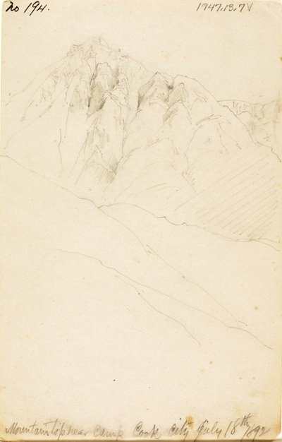In Camp on Soda Butte Creek, Cook City by Thomas Moran