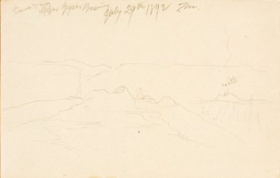 Lioness and Cubs, Upper Geyser Basin by Thomas Moran