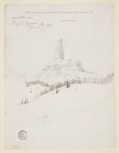 Lizard Head Peak, Colorado by Thomas Moran
