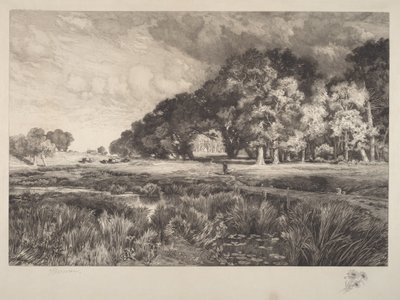 Long Island Landscape by Thomas Moran