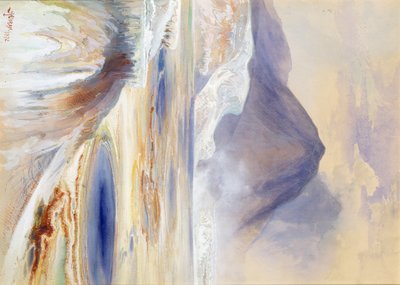 Mammoth Hot Springs, Yellowstone by Thomas Moran