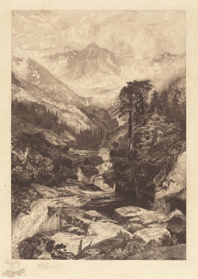 Mountain of the Holy Cross, Colorado by Thomas Moran