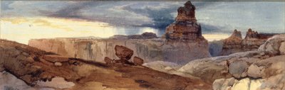 Shin-Au-Av-Tu-Weap God Land, Canyon of the Colorado, Utah Territory by Thomas Moran