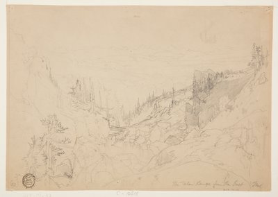 The Teton Range from the East by Thomas Moran