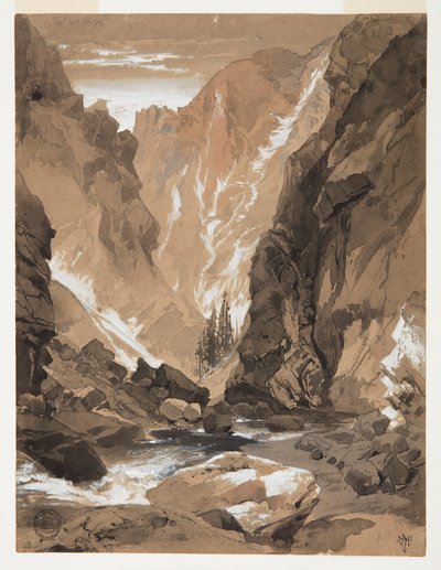 Toltec Gorge, Colorado by Thomas Moran