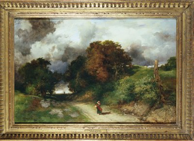 Windy Hilltop, Amagansett, Long Island, 1901 by Thomas Moran