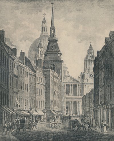Shopping in Ludgate Street, 1795 by Thomas Morris