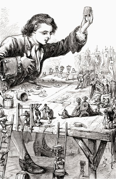 His Imperial Majesty desired that himself and his royal consort might have the happiness of dining with me, illustration from 