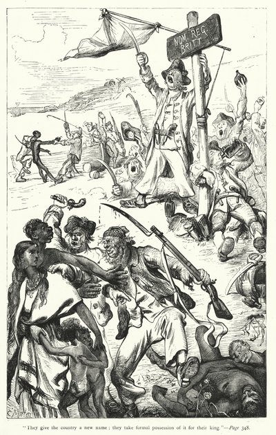 Illustration for Gulliver’s Travels by Jonathan Swift by Thomas Morten