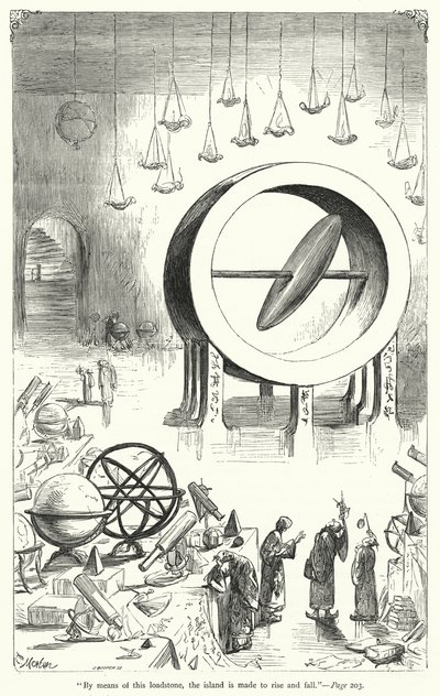 Illustration for Gulliver’s Travels by Jonathan Swift by Thomas Morten