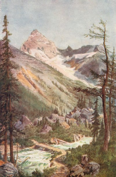 Illecillewaet below Sir Donald by Thomas Mower Martin